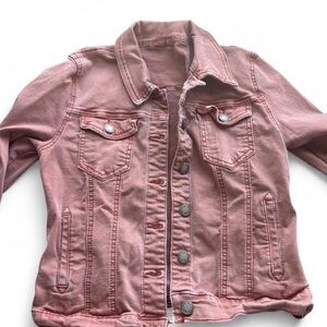 Nina Pink Denim Trucker Jacket